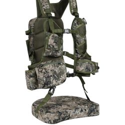 UIIHUNT Turkey Vest with Seat: Lightweight Turkey Tree Camo 