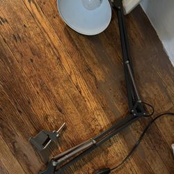 Swing arm led bulb desk lamp