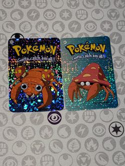 Paras & Paresect Nintendo Prism Stickers (2000)