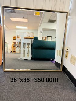 Mirror Sales Starting  $25.00 !!! Round Rectangular Square Mirror Vanity