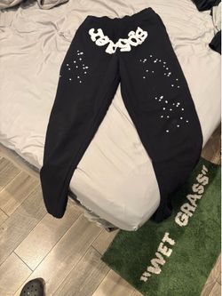 Sp5der sweatpants (size small)