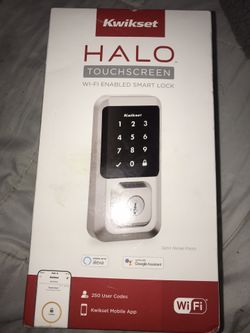 Kwikset Halo Touchscreen Wifi Enabled Smart lock