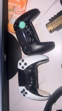 playstation 5 slim, dual sense edge, and regular controller