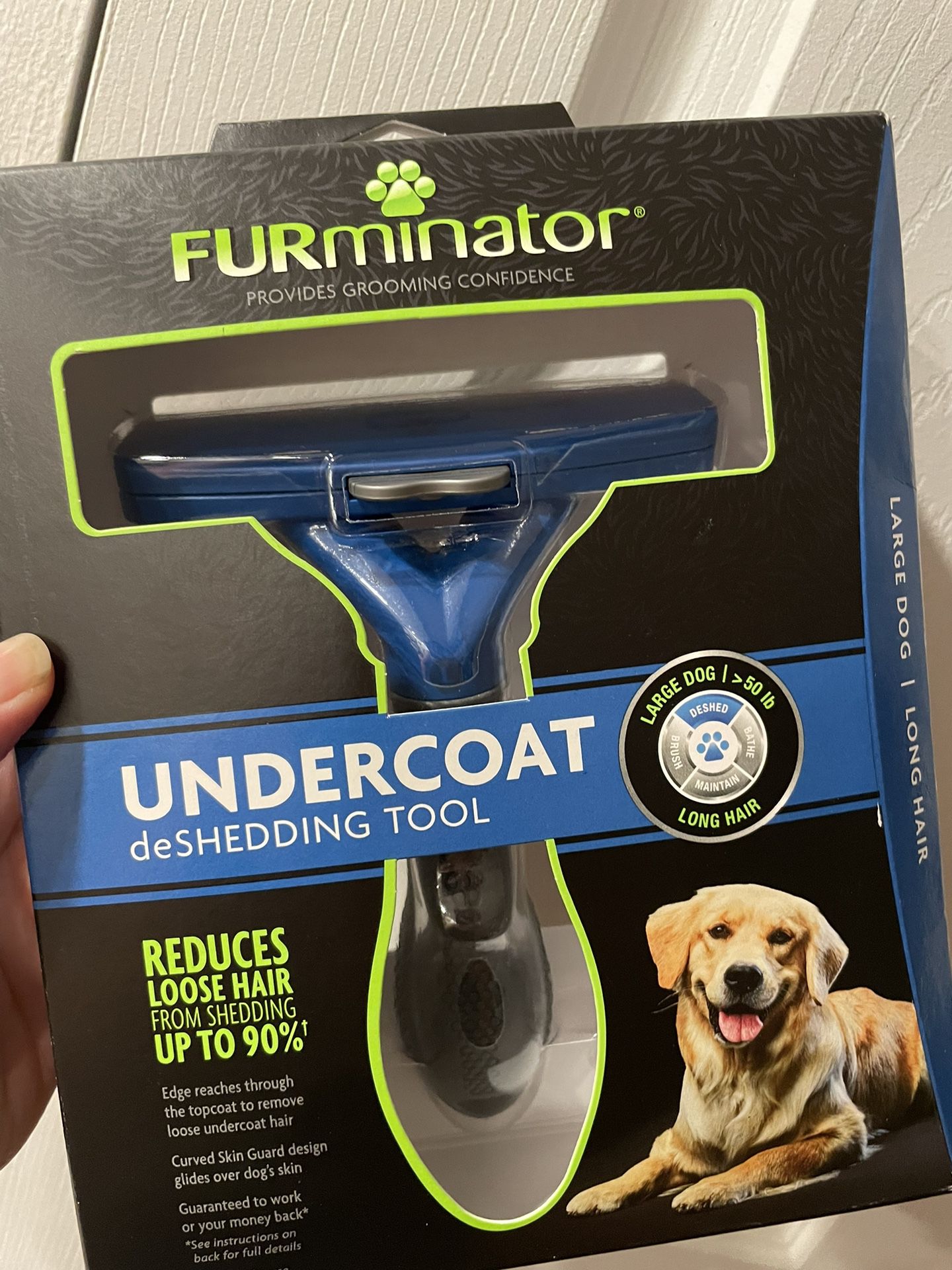 New Furminator For Large Dogs - Blue 