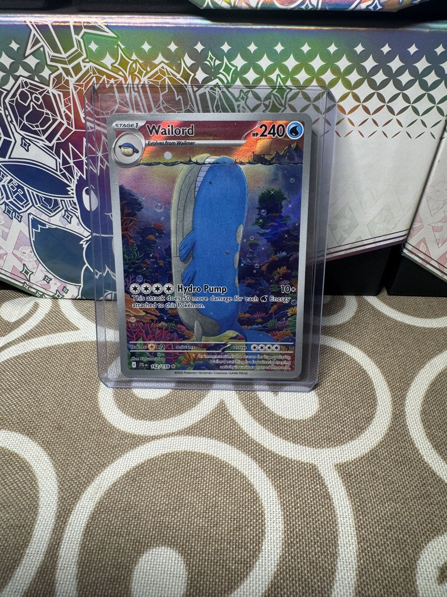 Pokemon wailord illustration rare