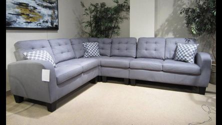New Grey Sectional Sofa