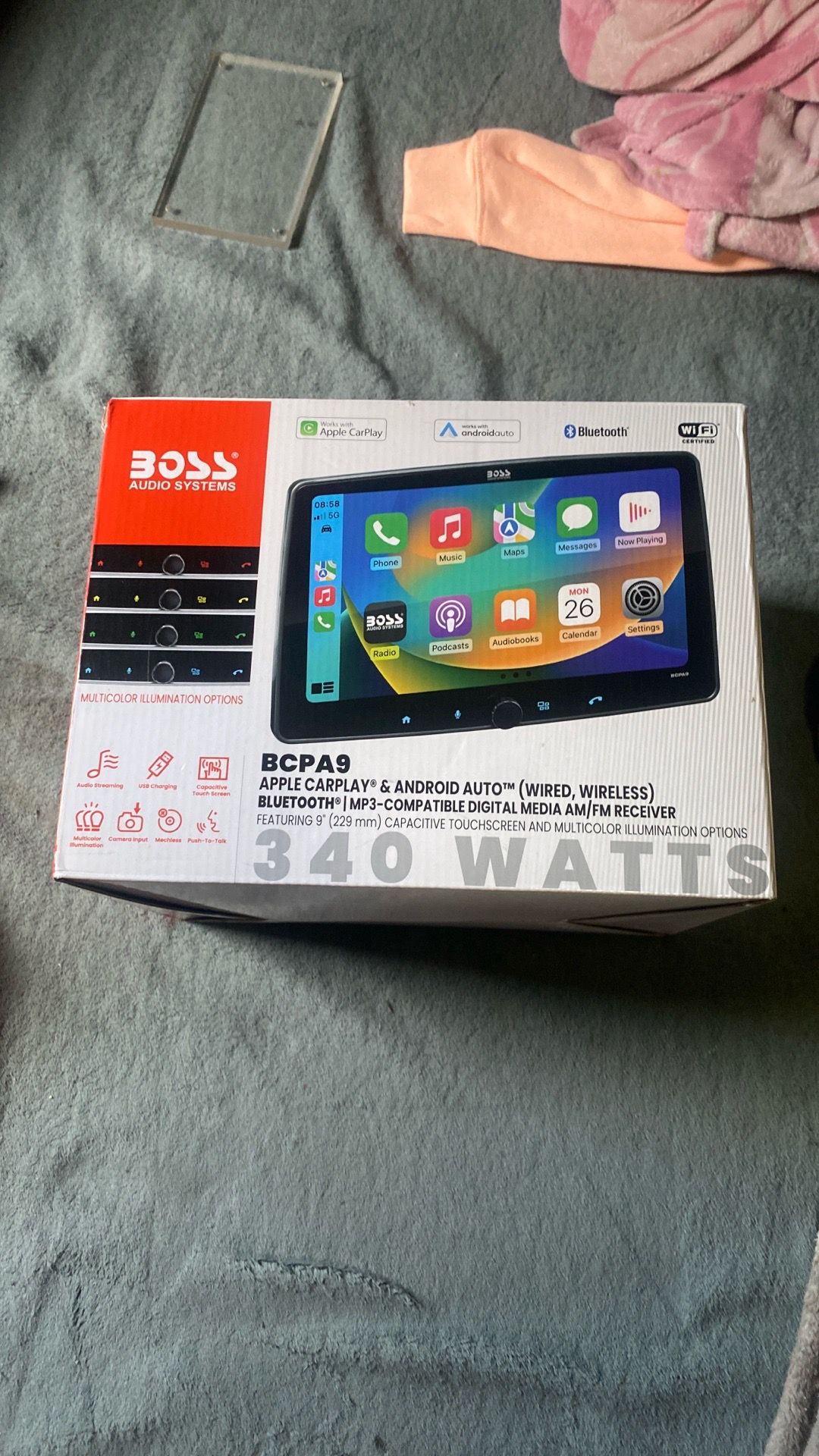 Boss screen for car