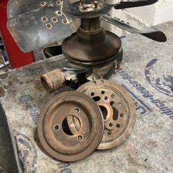 Ford Fe 360- 390 Water pump, Water Pump Pulley Crankshaft Pulley, Fan And Spacer
