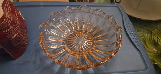 Vintage Fostoria Centerpiece Glass Bowl