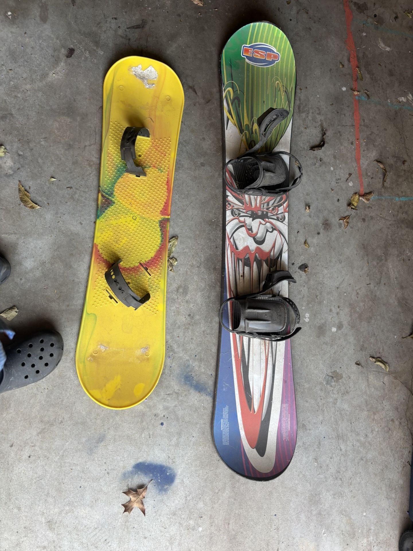 2 Snowboards For Kids Or Decorating