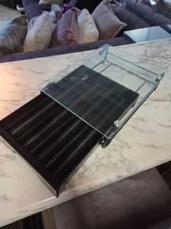 Glass top K-Cup's holder