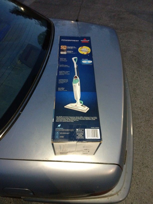 BISSEL POWER FRESH SCRUBBING AND SANITIZING STEAM MOP STEAMER