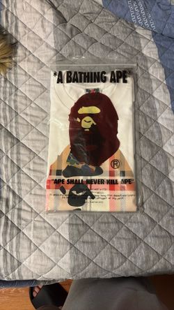 Bape x burberry tee