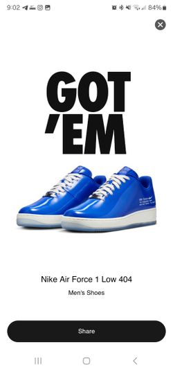 Nike Air Force 404 Error 9.5