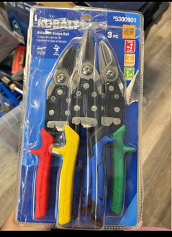 Kobalt 3pc Carbon steel Snips