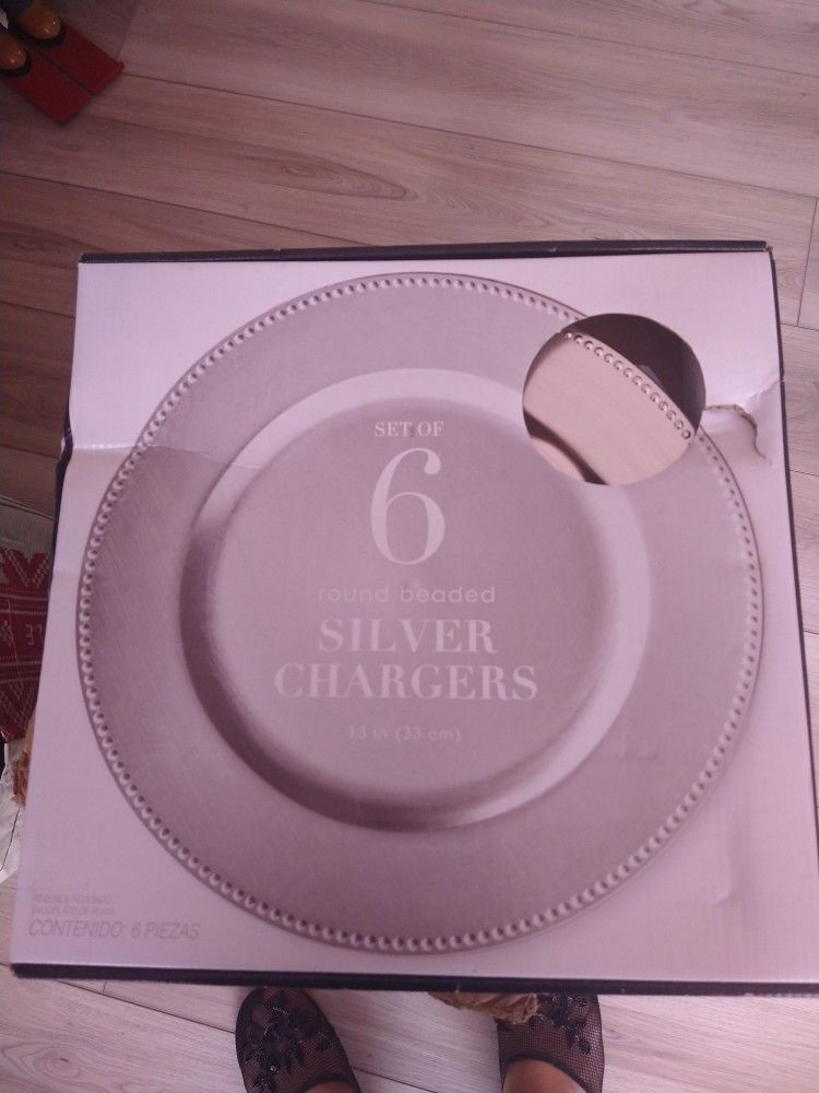 Silver Charger Plates