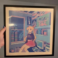 Sailor Moon 90's Framed Poster