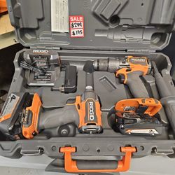 Ridgid Hammer Drill And Impact Combo