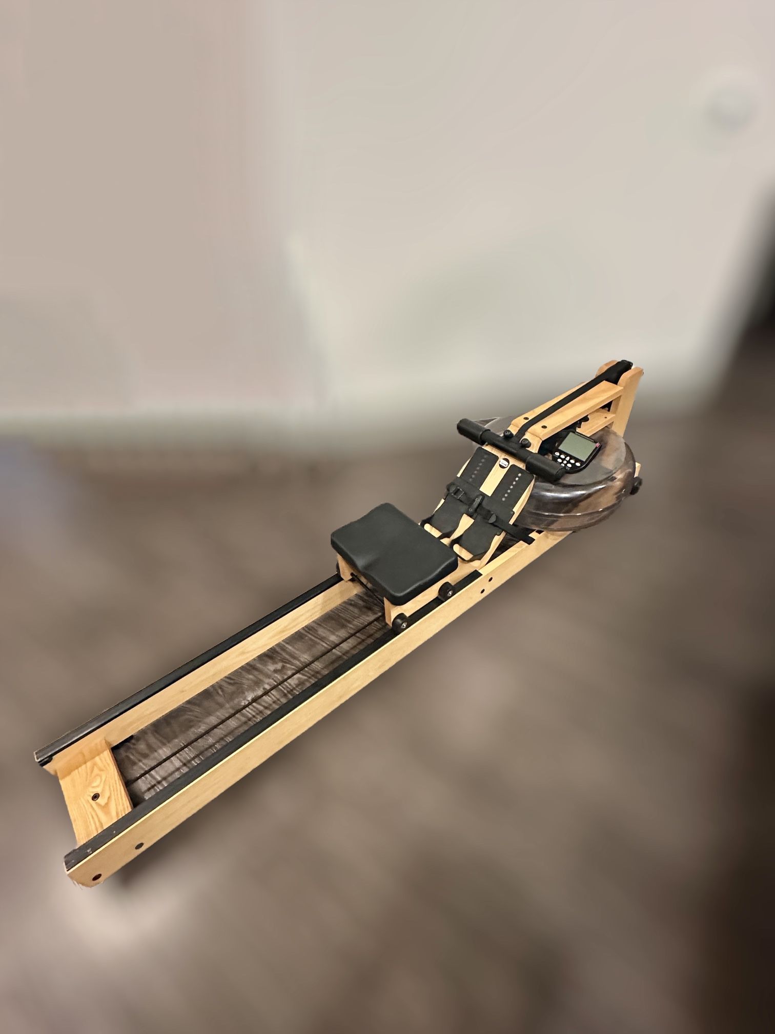 WaterRower Natural Rowing Machine with S4 Monitor Ash Wood; USA Made Water Rower