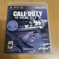 PS3 Call Of Duty Ghosts 