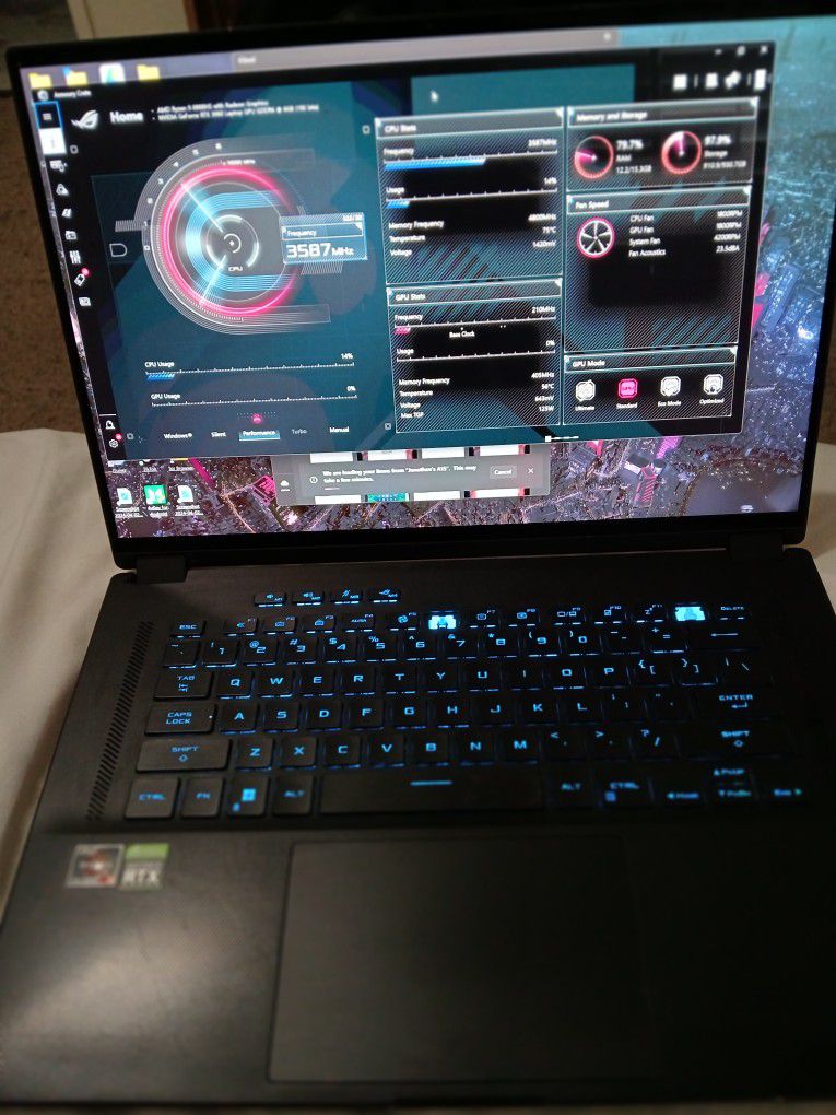 Asus ROG flow X16 Touchscreen Gaming Laptop