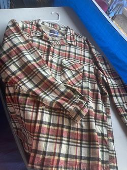 Pendleton Plaid Flannel Button-Up Shirt