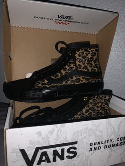 Vans sk8 hi (Cher Strauberry edition)cheetah