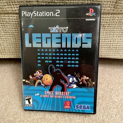 Taito Legends Playstation 2 Ps2 Video Game For System Console Disc Case Manual Cleaned Works Great Mint Sega Classics Retro Gaming