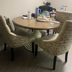 Dining Table With 4 Chairs