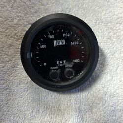 Exhaust gas temperature EGT gauge with sensor and dashboard pod