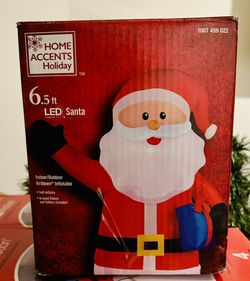 Christmas santa led inflatable