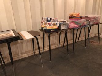 Vintage School Desks