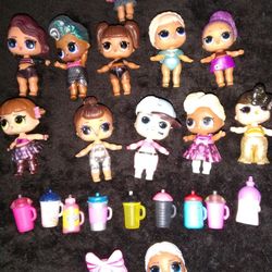 Lol dolls. $15.00 for all.