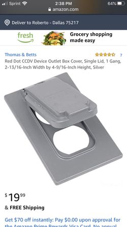 Red dot cover CCDV