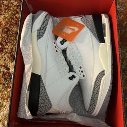 Jordan Retro 3 White Cement Reimagined
