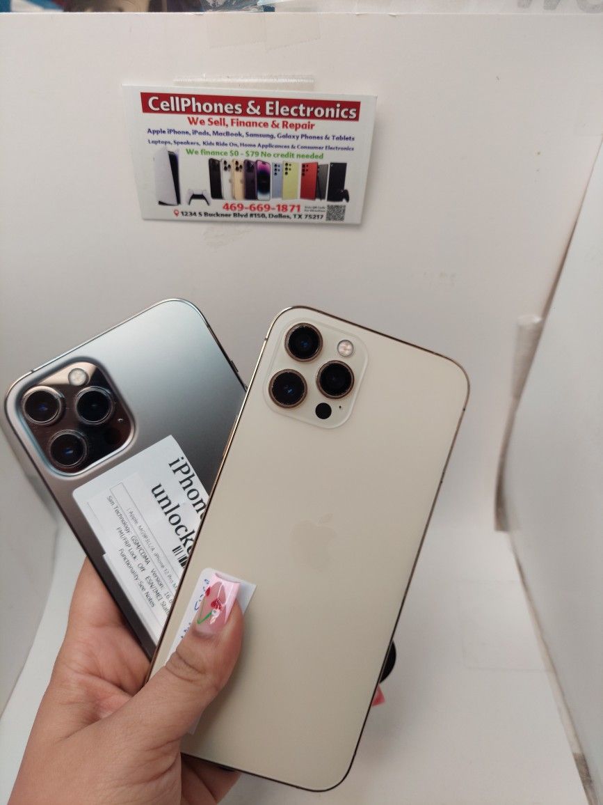 IPHONE 12 PRO MAX FACTORY UNLOCKED ON PAYMENTS WITH ONLY $50 DOWN