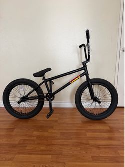 A custom professional BMX bike
