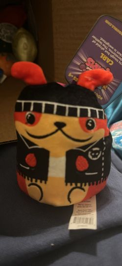 Dogs vs Squirls BEAN Carl #007 - 4" Spotted Puppy Dog Plush - NWT