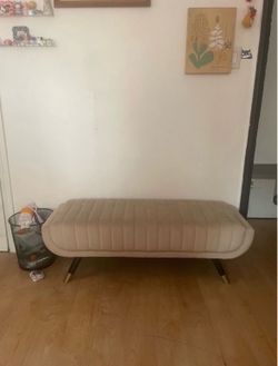 Mauve purple bench