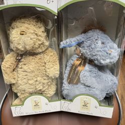 Aldi Classic Winnie The Pooh And Eeyore Plush