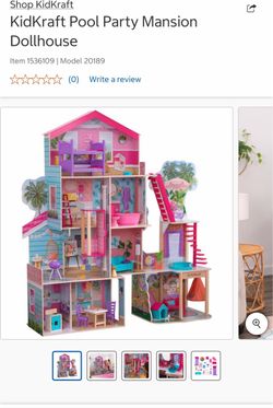 KidKraft Pool Party Mansion Dollhouse