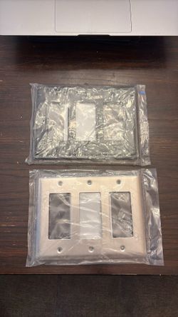 Three light switch cover