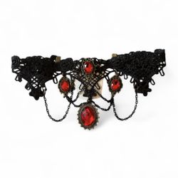 7 Different Choker Necklaces Halloween Goth New! 