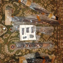 Unassembled Gold's Weight Rack