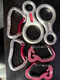 Climbing Gear Lot – Carabiners and Figure 8