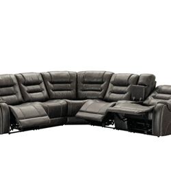 Wasson 6-Piece Power Reclining Sectional

