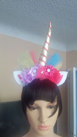 Unicorn horn headband only serious buyers only