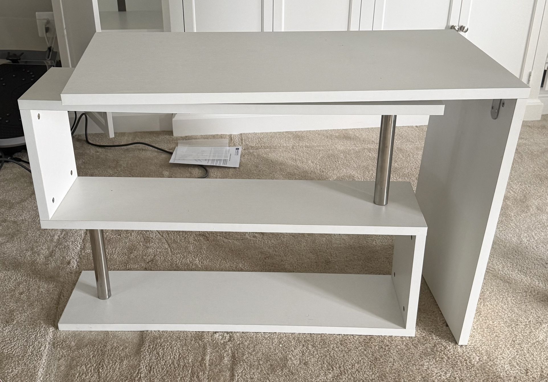 White Office Desk