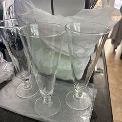 Thin etched glasses beer?