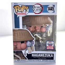 1445 Haganezuka in Hat Funko Pop LE Anime Manga Demon Slayer MIB